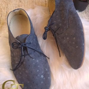 Zapato Venecia Reno Gris Estrellado